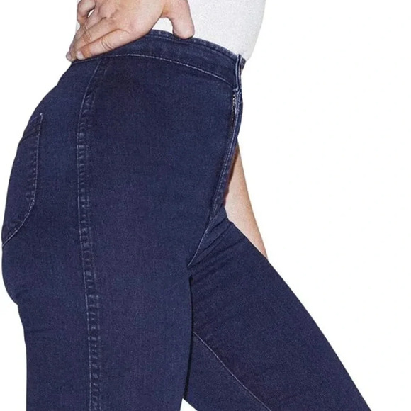 American Apparel Denim The Easy Jean Dark Wash Pencil Jeans Size XXS - Picture 2 of 6